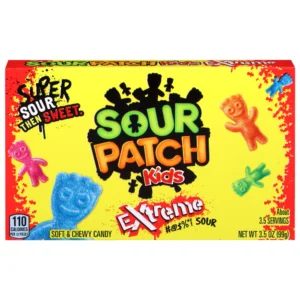 Sour Patch Kids Extreme Sour Soft & Chewy Candy Theater Box 99g