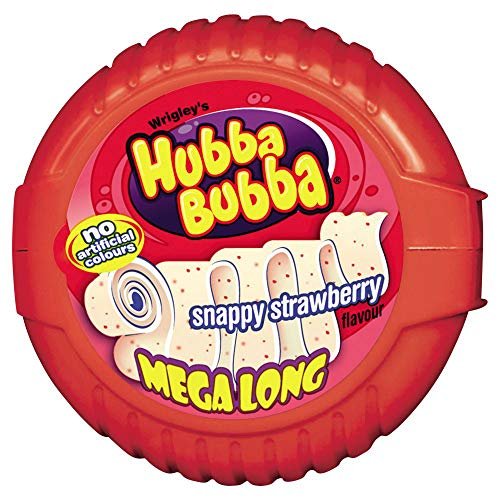 Hubba Bubba Fancy Fruit Bubble Gum Mega Long Tape 56g