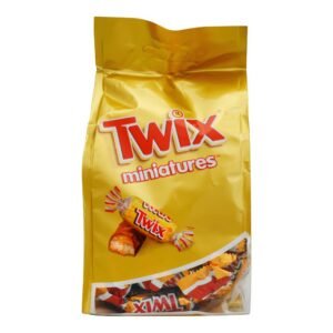 Twix Miniatures Caramel & Biscuit Milk Chocolate Sharing Pouch 220g