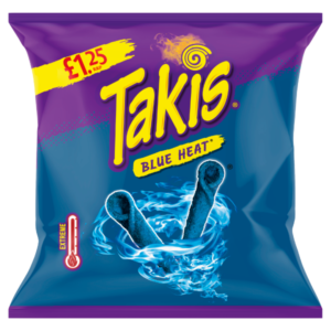 Takis Blue Heat Rolled Tortilla Chips Spider-Man Edition 55g