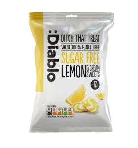 Diablo Sugar Free Lemon & Cream Hard Sweets 75g