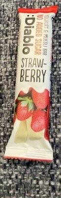 Diablo Yogurt Coated Strawberry Muesli Bar 30g