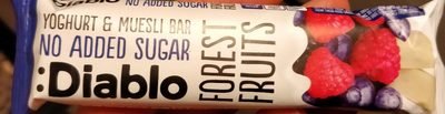Diablo Yogurt Coated Forest Fruits Muesli Bar 30g