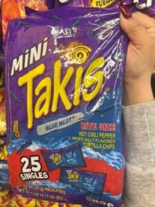 Takis Mini Blue Heat Rolled Tortilla Chips 35g