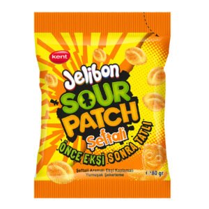 Jelibon Sour Patch Seftali (Peach) Gummy Candy 80g
