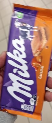 Milka Caramel Filled Alpine Milk Chocolate Bar 95g