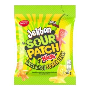 Jelibon Sour Patch Kids Sour Assorted Gummy Candy 80g