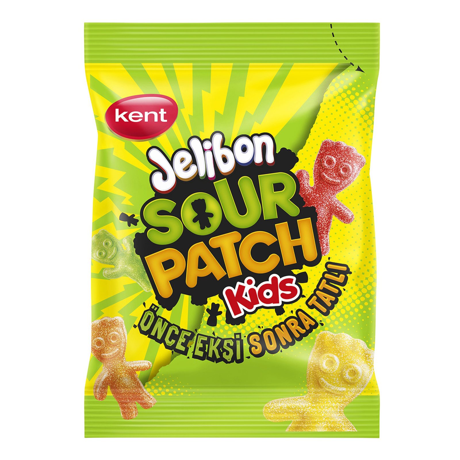 Jelibon Sour Patch Kids Sour Assorted Gummy Candy 160g
