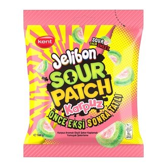 Jelibon Sour Patch Karpuz (Watermelon) Gummy Candy 160g