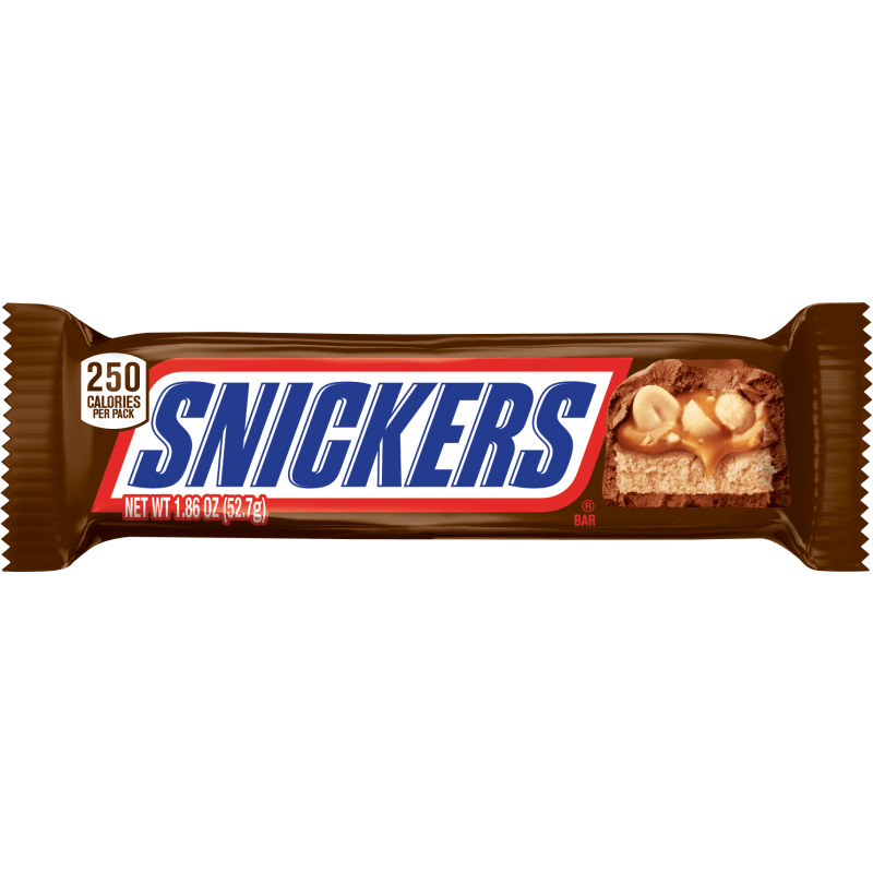 Snickers Regular Peanuts & Caramel Milk Chocolate Bar 45g