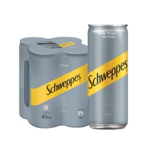 Schweppes Soda Water Air Soda 320ml Can