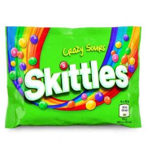 Skittles Crazy Sours Chewy Candy Single Bag 45g