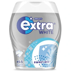 Extra White Sweet Mint Sugar Free Chewing Gum 64g Bottle