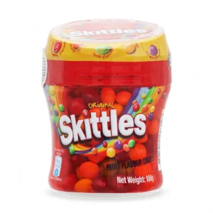 Skittles Original Fruit Flavours Chewy Candy Biggie Bottle Jar 100g