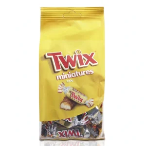 Twix Miniatures Caramel & Biscuit Milk Chocolate Sharing Pouch 220g