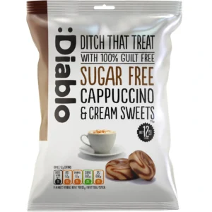Diablo Sugar Free Cappuccino & Cream Hard Sweets 75g