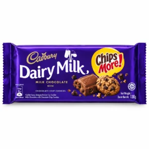Cadbury Dairy Milk with Chips Ahoy! Cookies Chocolate Bar 130g