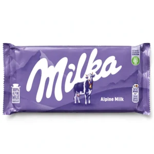 Milka Alpine Milk Pure Milk Chocolate Bar 98g