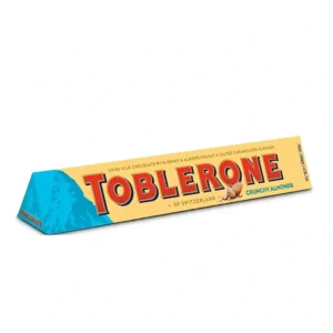 Toblerone Swiss Milk Chocolate with Crunchy Salted Almonds & Nougat 100g