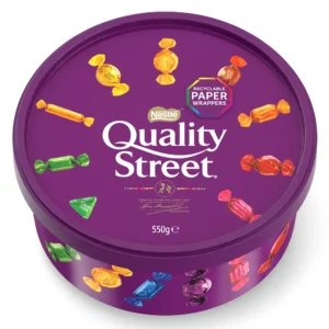 Quality Street Assorted Milk & Dark Chocolates Tub 550g