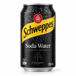 Schweppes Soda Water Air Soda 320ml Can